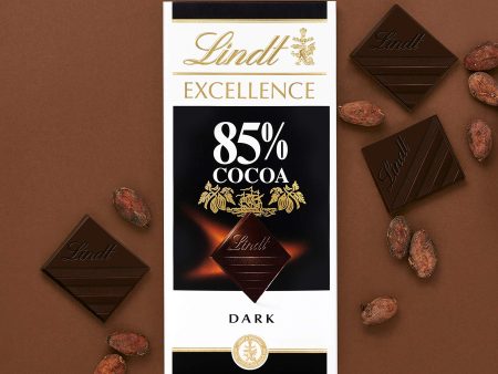 Tableta de chocolate negro Lindt Excellence 85% Cacao - 100 g Embalaje Deteriorado (Cad: 31 01 2025) Cheap